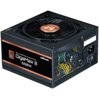 Блок питания Zalman ZM650-GV3 RTL, 650Вт, 80 PLUS Bronze, 120мм, черный