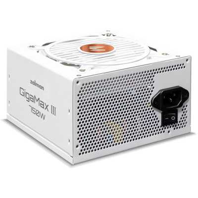 Блок питания Zalman GigaMax III 750W Retail (ZM750-GV3), 750Вт, 80 PLUS Bronze, 120мм, черный