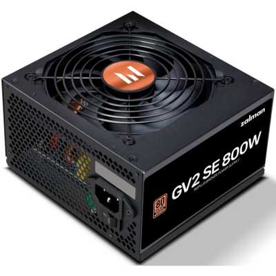 Блок питания Zalman ZM800-GV2SE, 800W, 120мм, черный