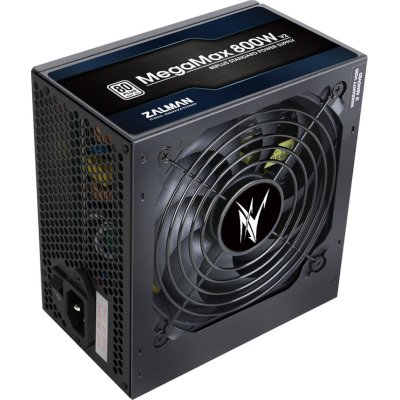 Блок питания Zalman MegaMax 800W (ZM800-TXII), 800Вт, 80 PLUS, 120мм, черный