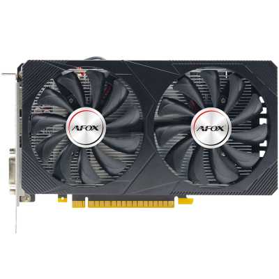Видеокарта AFOX GeForce GTX 1650, 4 GB GDDR6, 128 bit, VGA, DVI-D, HDMI, GPU 1410 MHz