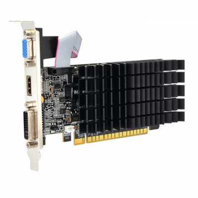 Видеокарта AFOX AF210-1024D3L5-V2 G210 1Gb 64bit DDR3 520/1600 DVIx1 HDMIx1 CRTx1 HDCP Ret low profile