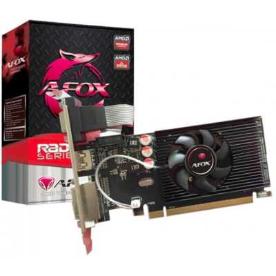 Видеокарта AFOX PCI-E R5 230 1GB GDDR3 64bit AFR5230-1024D3L5 DVI HDMI 1FAN LP