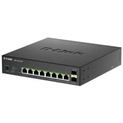Коммутатор D-Link DMS-1250-10SPL DMS-1250-10SPL/A1A/6KV (L2) 8x2.5Гбит/с 2SFP+ 8PoE 2PoE+ 120W управляемый