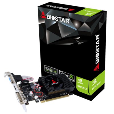 Видеокарта Biostar NVIDIA GeForce GT 730 2Gb PCI-E GT730-2Gb D3 LP (GF108) 128bit GDDR3 700/1333 DVIx1 HDMIx1 CRTx1 HDCP Ret low profile