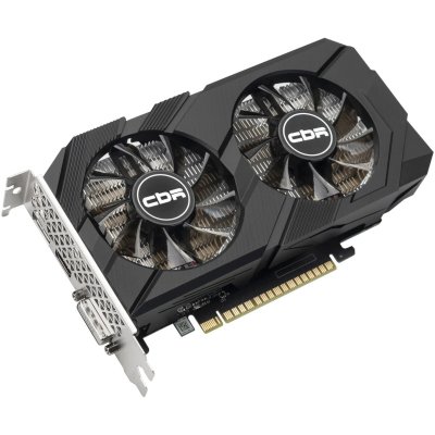 Видеокарта CBR GTX1650 4Gb GDDR6, 128bit, 1410-1590Mhz, 1xDP + 1xHDMI + 1xDVI, 75W, Ret