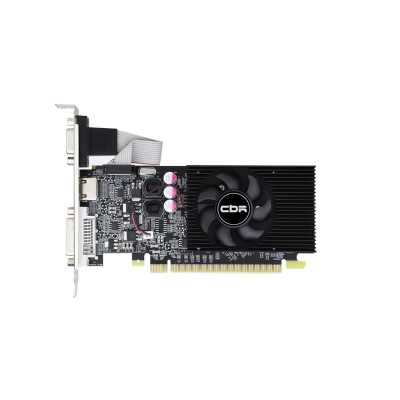 Видеокарта CBR nVidia GeForce GT610, 2Gb, 64 bit, DDR3, VGA, DVI, HDMI, GPU 700 MHz