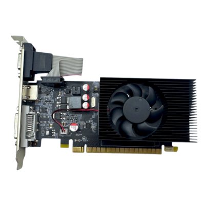 Видеокарта CBR GeForce GT 730, 2 GB DDR3, 128 bit, HDMI, DVI-D, VGA, GPU 700 MHz