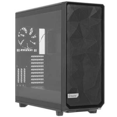 Корпус ПК без блока питания/ Case Fractal Design Meshify 2 XL Light TG, Full-Tower, 3x140mm, 2xUSB-A 3.2 + 1xUSB 3.2 Type-C E-ATX, EE-ATX, SSI-CEB, SSI-EEB, ATX, mATX, mITX Black