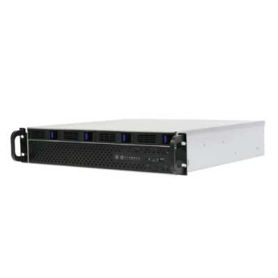 Корпус Procase ES204XS-SATA3-B-0 Корпус 2U Rack server case (4 SATA III/SAS 12Gbit hotswap HDD), черный, без блока питания, глубина 400мм, MB 12"x13"