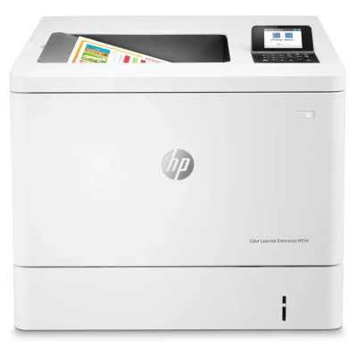 Принтер лазерный HP Color LaserJet Enterprise M554dn (7ZU81A), A4, цветной, печ. до 33 стр/мин., 600 x 600 dpi, USB, RJ-45, Air Print, Mopria