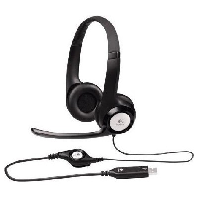 Гарнитура Logitech H390 чёрный, проводная, USB
