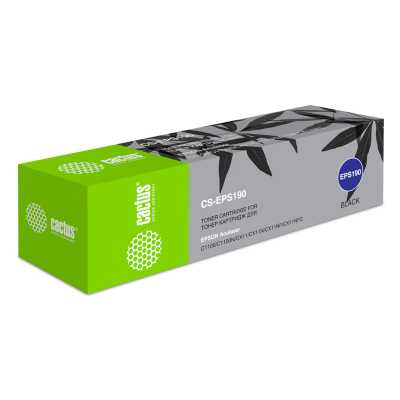 Картридж лазерный Cactus CS-EPS190 черный (4000 стр) для Epson AcuLaser C1100/C1100N/CX11/CX11N/CX11NF/CX11NFC