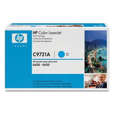 Картридж лазерный HP C9721A голубой для Color LJ 4600 Series 8000 стр.