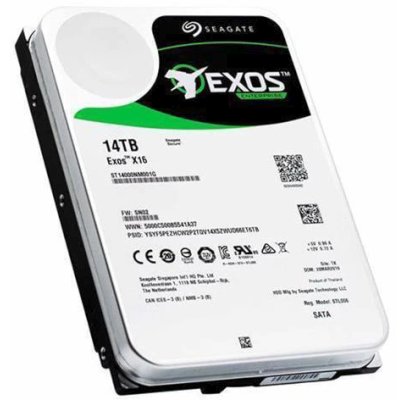 Жесткий диск Seagate SAS 14Tb Exos X16 (7200rpm) 4Kn 256Mb 3.5" (ST14000NM011G)