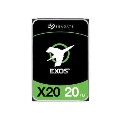 Жесткий диск HDD Seagate SATA3 20Tb Exos X20 7200 RPM 512Mb OFFICIAL RECERTIFIED 1 year warranty (replacement ST20000NM007D, ST20000NM002H, MG10ACA20TE)