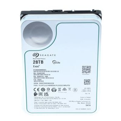 Жесткий диск Seagate SATA 28Tb 7200 Exos X28 6Gb/s 512Mb 1 year warranty