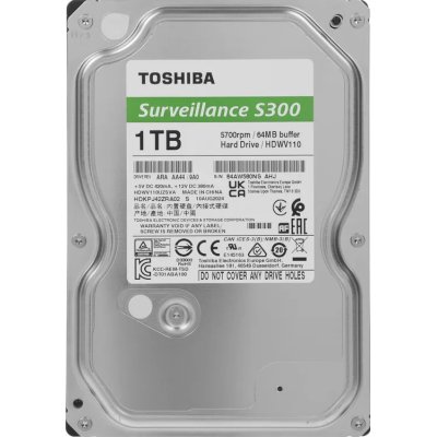 Жесткий диск Toshiba 1Tb 5700Rpm SATA 6Gb/S 64MB 3.5"