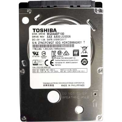 Жесткий диск Toshiba 1Tb 5400rpm MQ04ABF100 128Mb 2.5" SATA-III