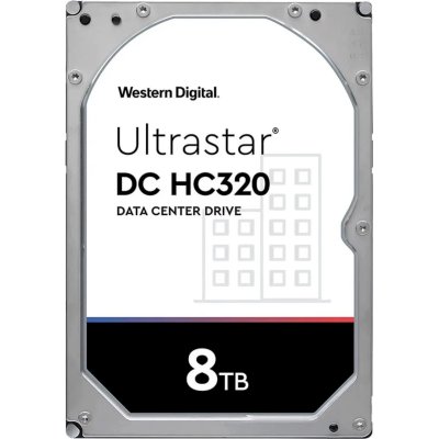 Жесткий диск для сервера WD/HGST Ultrastar 7K8 (3.5’’, 8Tb, 256MB, 7200 RPM, SAS 12Gb/s, 512E SE), SKU: 0B36400