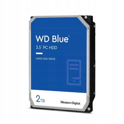 Жесткий диск WD SATA-III 2Tb WD20EARZ Desktop Blue (5400rpm) 64Mb 3.5"