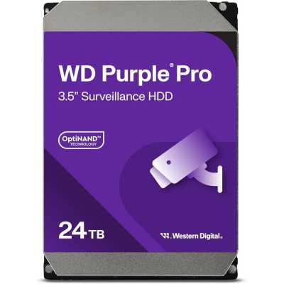 Жесткий диск WD SATA-III 24TB WD240PURP Surveillance Purple Pro (7200rpm) 512Mb 3.5"