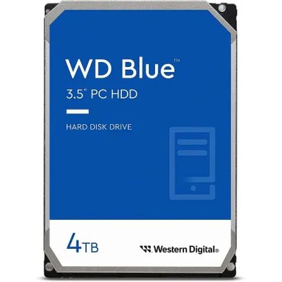 Жесткий диск Western Digital 4Tb 5400 SATA 6Gb/S 256MB BLUE