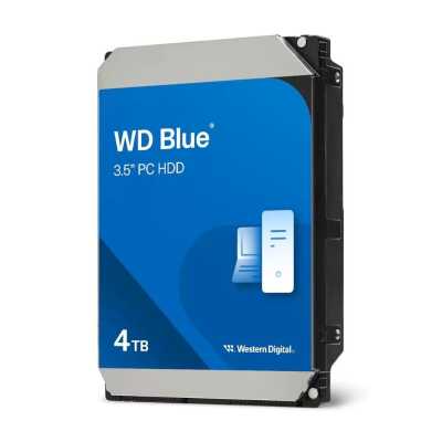 Жесткий диск/HDD WD SATA3 4TB Blue 5400 RPM 128Mb 1 year warranty (replacement WD40EZAZ, WD40EZAX, WD20EARZ, WD20EZAZ, ST2000DM005)