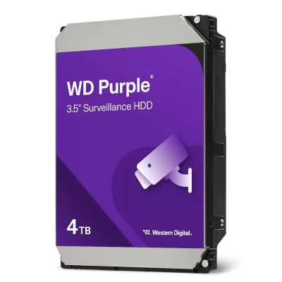 Жесткий диск Western Digital 4TB 5400 Purple Pro Surveillance, Cache 128MB