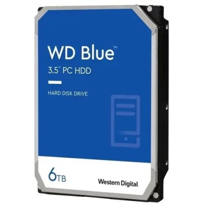 Жесткий диск Western Digital SATA 6Tb 6Gb/S 256MB BLUE WD60EZAX WDC
