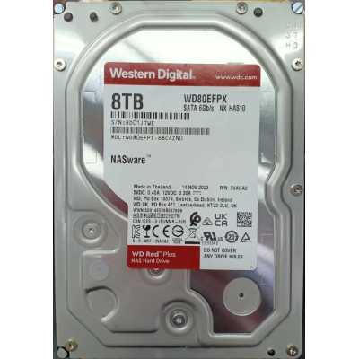 Жесткий диск HDD WD 8Tb, 5640RPM, SATA 3.5" Red Plus NAS 256MB buffer, CMR