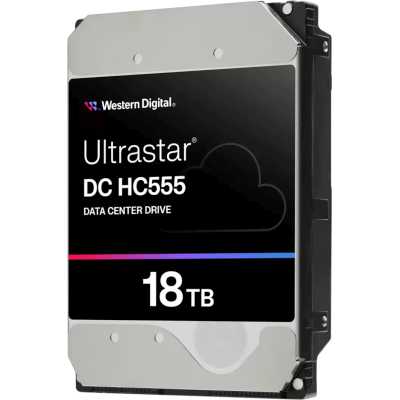 Жесткий диск SATA 18TB 7200RPM 6Gb/S 512MB DC HC555 WUH722018CLE6L4_0B48723 WESTERN DIGITAL