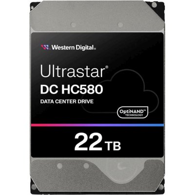 Жесткий диск серверный WD 22Tb 7200rpm Ultrastar DC 3.5" HC580 SATA 6Gb/s, 512MB, 512e/4Kn