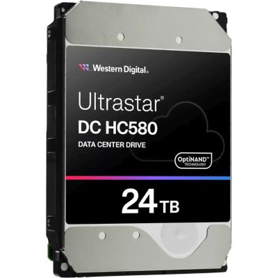 Жесткий диск серверный Western Digital 3.5" 24Tb Ultrastar DC HC580 WUH722424ALE604 SATA