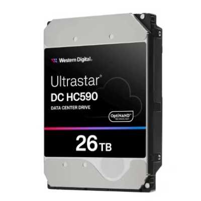 Жесткий диск HDD WD SAS Server 26Tb Ultrastar DC HC590 7200 12Gb/s 512MB 1 year warranty (replacement ST24000NM007H, MG11SCA24TE)