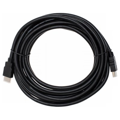 Кабель аудио-видео Cactus CS-HDMI.1.4-5 HDMI (m)/HDMI (m) 5м. позолоченные контакты черный