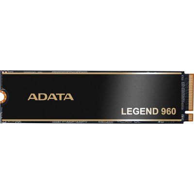 Накопитель SSD ADATA LEGEND 960, 1Tb, PCIe 4.0 x4, M.2 2280, NVMe, R/W 7400/6000, с радиатором