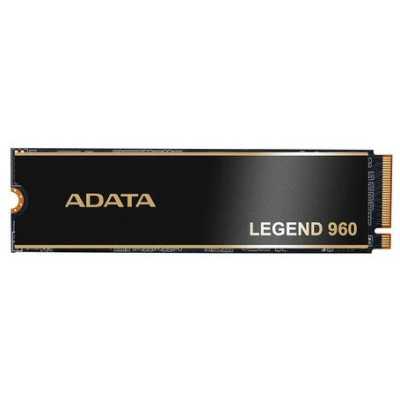Накопитель SSD ADATA LEGEND 960, 4Tb, PCIe 4.0 x4, M.2 2280, NVMe, R/W 7400/6800, с радиатором