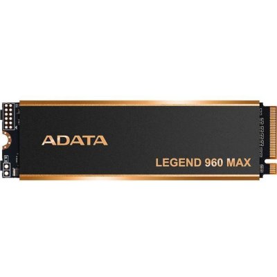 Накопитель SSD ADATA LEGEND 960 MAX, 2Tb, PCIe 4.0 x4, M.2 2280, NVMe, R/W 7400/6800, с радиатором