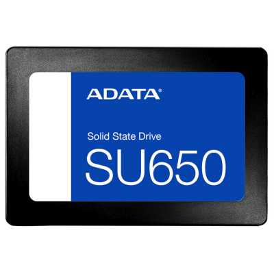 Накопитель SSD ADATA Ultimate SU650, 2000 Gb, SATA, 2.5", R/W 520/450, без радиатора