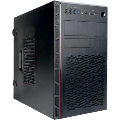 Компьютерный корпус IN WIN 6196819 MiniTower mATX 12 Вт Цвет черный EMR065/6196819