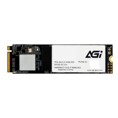 Накопитель SSD AGI AI298, 2Tb, M.2 2280, PCIe 3.0 x4, NVMe, R/W 2400/1800