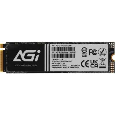 Накопитель SSD AGI AI298 M.2 PCIe 2Tb RETAIL-Color Box