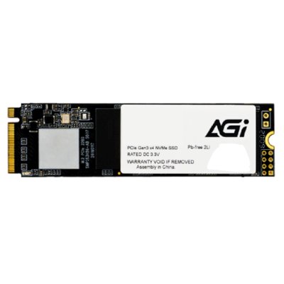 Накопитель SSD AGI AI298, 512Gb, PCIe 3.0 x4, M.2 2280, NVMe, R/W 2200/1300