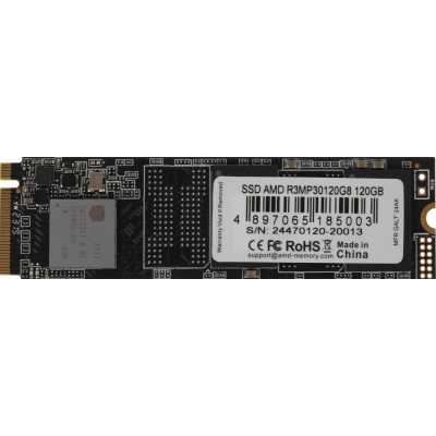 Накопитель SSD AMD Radeon R3MP30120G8, 120Gb, M.2 2280, PCIe 3.0 x4, NVMe, R/W 1800/1250