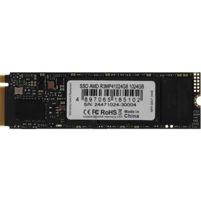 Накопитель SSD AMD Radeon R3MP41024G8, 1Tb, PCIe 4.0 x4, M.2 2280, NVMe, R/W 7000/5900