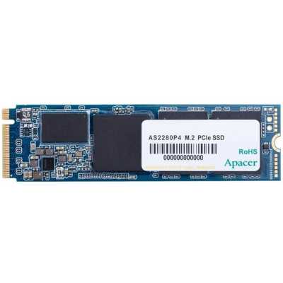 Накопитель SSD Apacer AS2280P4, 256Gb, M.2 2280, PCIe 3.0 x4, NVMe, R/W 2100/1300