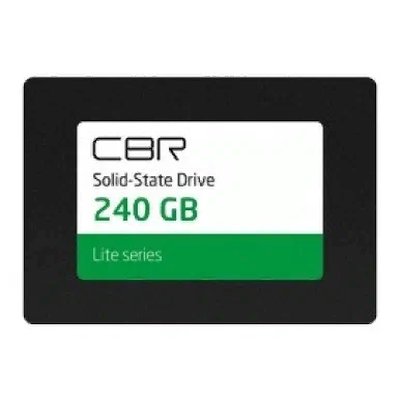 Накопитель SSD CBR Lite, 2.5", 240Gb, SATA III, R/W 550/520