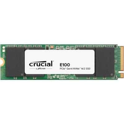Накопитель SSD Crucial 2Tb E100 M.2 (PCIe 4x4, up to 5000/4000MBs, 3D NAND, NVMe, 100TbW, 22х80мм)