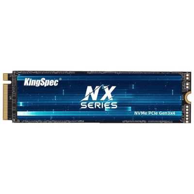 Накопитель SSD KingSpec NX-256, 256Gb, PCIe 3.0 x4, M.2 2280, NVMe, R/W 3400/3100